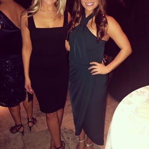 COPY - Shona Joy core knot midi dress in seaweed …